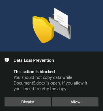 Get started with endpoint data loss prevention .